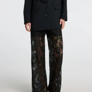 Selected Femme Milly lace straight pant
