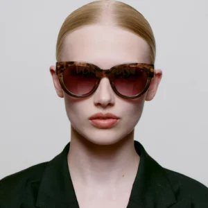 A.KJAERBEDE Lilly coquina marble sunglasses